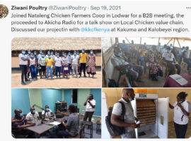 Poultry Farmers training in Lodwar