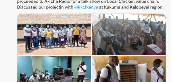 Poultry Farmers training in Lodwar