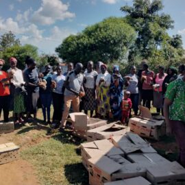 Kienyeji poultry delivered by Ziwani Poultry to Baringo for Self Help Africa