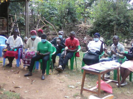 Vihiga county kienyeji improved chicken farmers getting trained by ziwani poultry