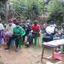 Vihiga county kienyeji improved chicken farmers getting trained by ziwani poultry