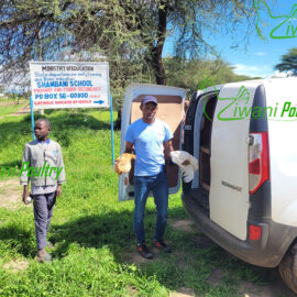 Kienyeji poultry delivered by Ziwani Poultry to Isiolo for World Vision